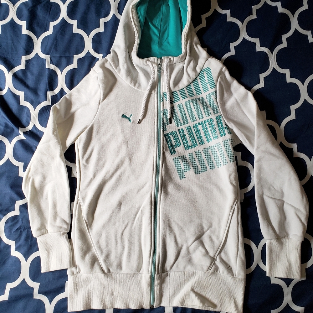 Women's Puma Zip-up Hoodie Sz L